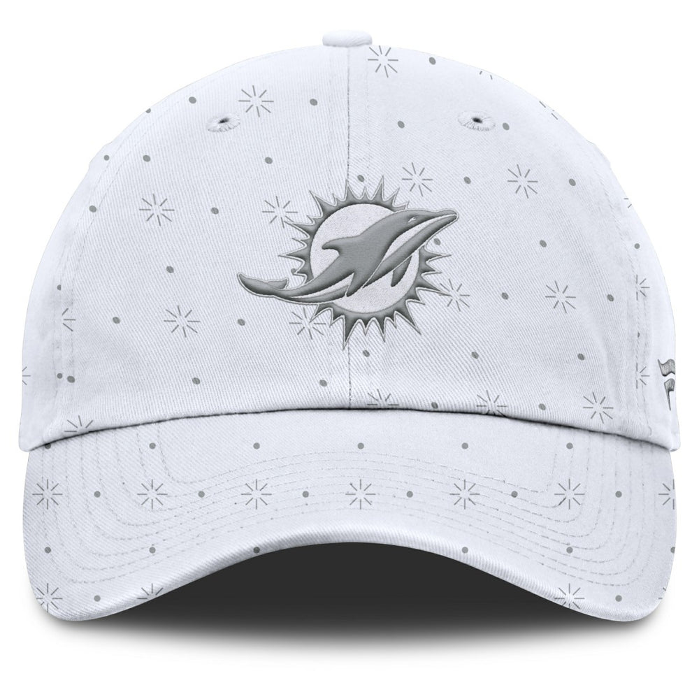 Miami Dolphins Women's Neutral Zone Adjustable Hat White - Fanatics