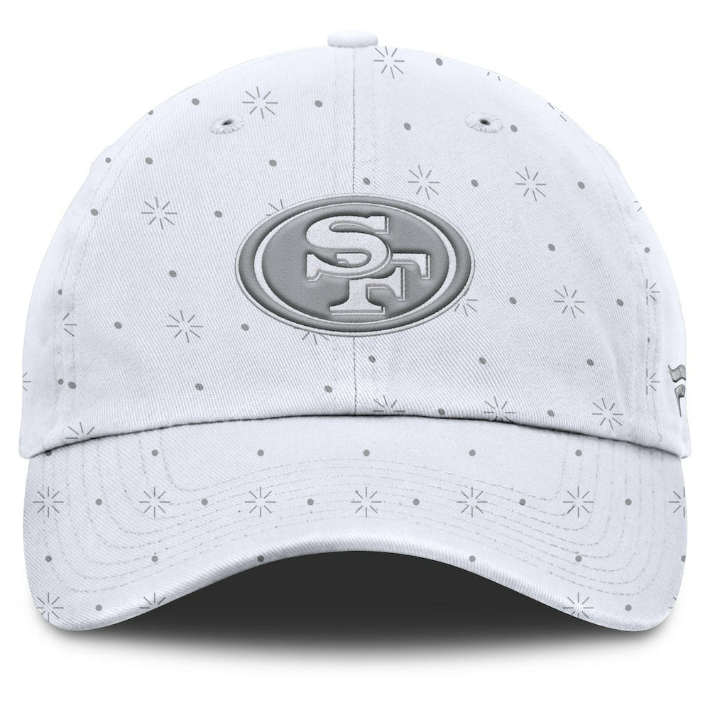 San Francisco 49ers Women's Neutral Zone Adjustable Hat White - Fanatics