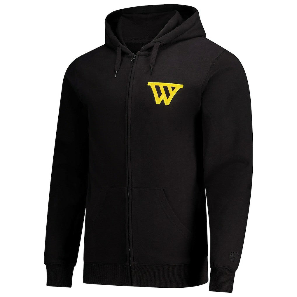 NBA - Golden State Warriors FISLL x Benny Gold Unisex Statement Edition Full-Zip Hoodie - Black