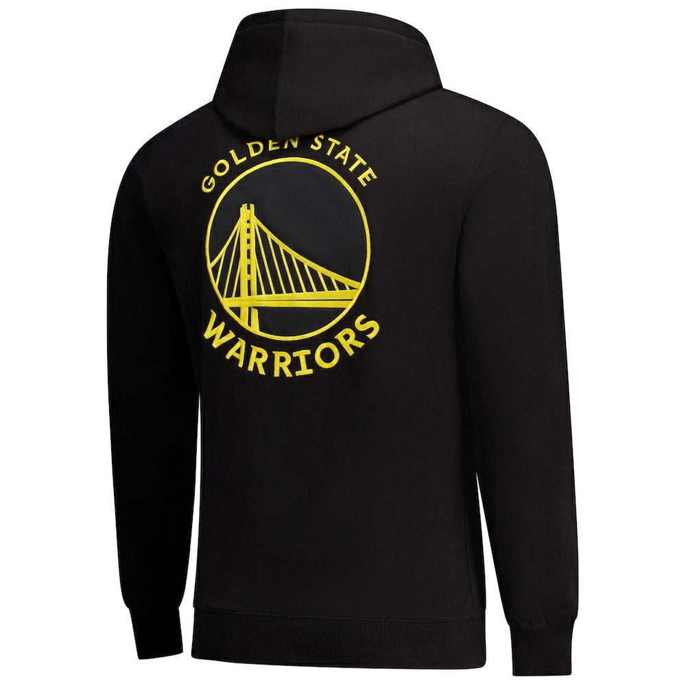 NBA - Golden State Warriors FISLL x Benny Gold Unisex Statement Edition Full-Zip Hoodie - Black