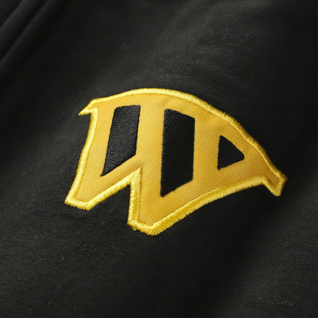 NBA - Golden State Warriors FISLL x Benny Gold Unisex Statement Edition Full-Zip Hoodie - Black