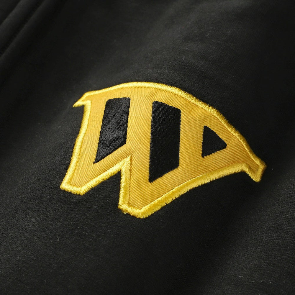 NBA - Golden State Warriors FISLL x Benny Gold Unisex Statement Edition Full-Zip Hoodie - Black