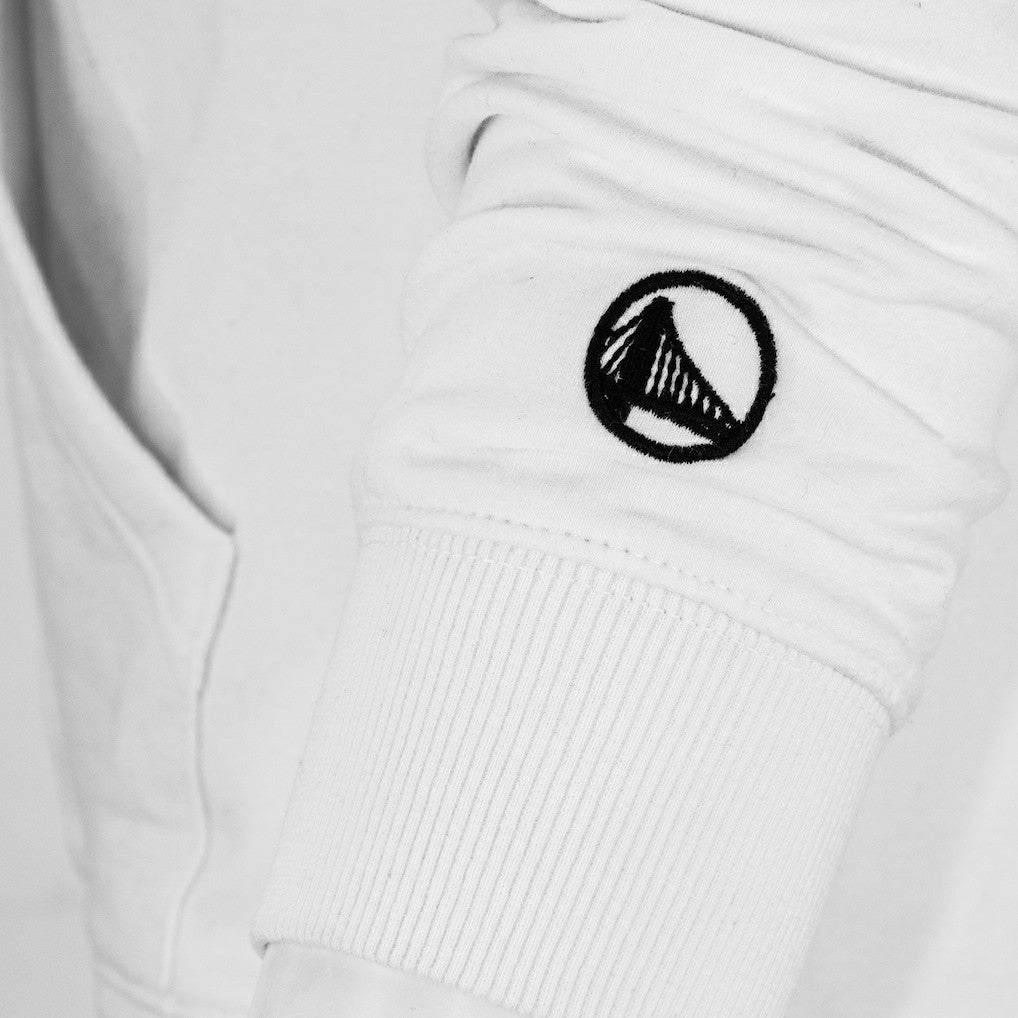 NBA - Golden State Warriors FISLL x Benny Gold Unisex Association Edition Full-Zip Hoodie - White