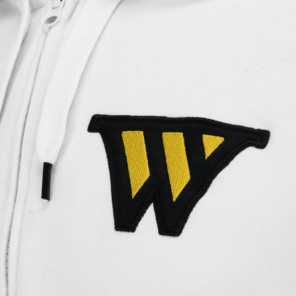 NBA - Golden State Warriors FISLL x Benny Gold Unisex Association Edition Full-Zip Hoodie - White