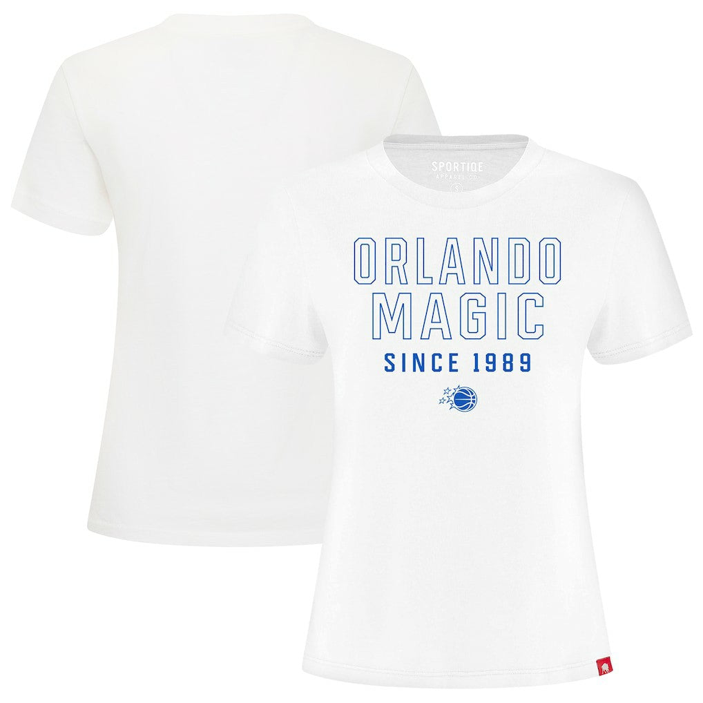 NBA - Orlando Magic Sportiqe Women's Arcadia Premium T-Shirt - White
