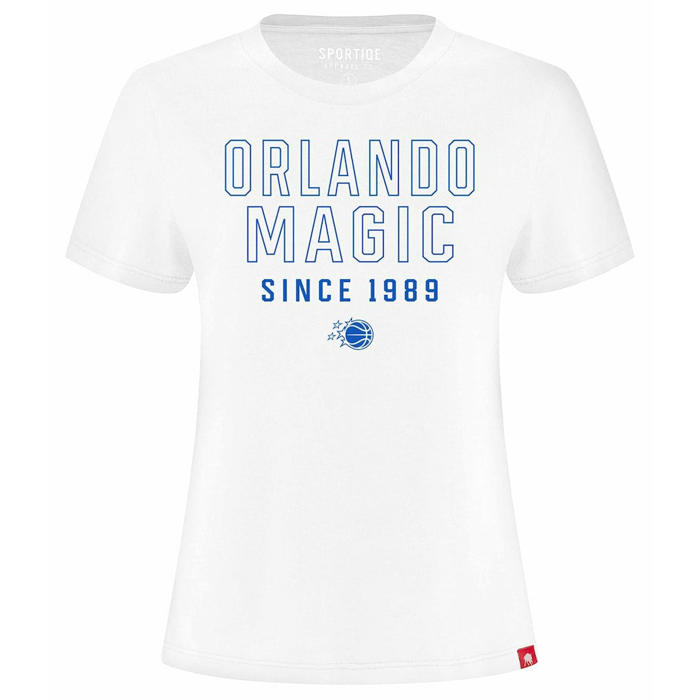 NBA - Orlando Magic Sportiqe Women's Arcadia Premium T-Shirt - White