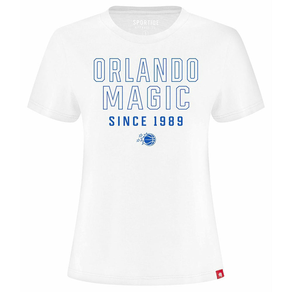 NBA - Orlando Magic Sportiqe Women's Arcadia Premium T-Shirt - White