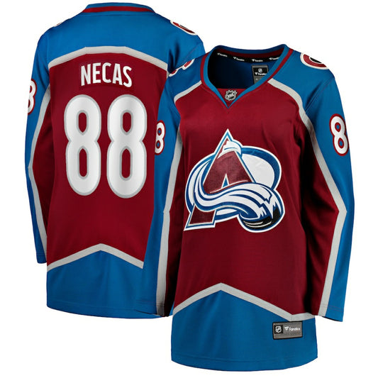 Martin Necas Colorado Avalanche Fanatics Women's Breakaway Player Jersey - Burgundy | NHL Jerseys