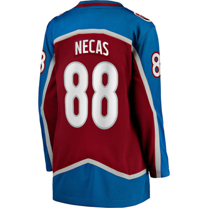 Martin Necas Colorado Avalanche Fanatics Women's Breakaway Player Jersey - Burgundy | NHL Jerseys