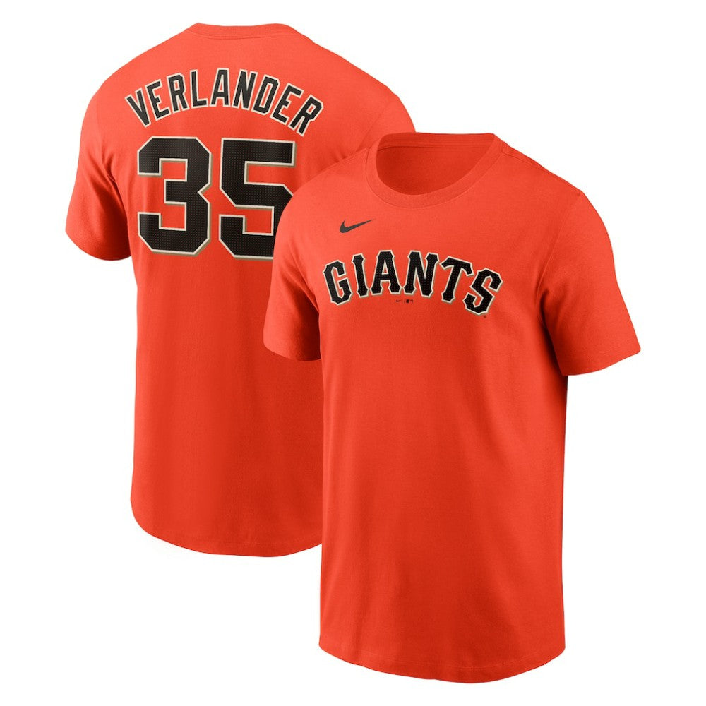 Justin Verlander San Francisco Giants Nike Fuse Name & Number T-Shirt for sale