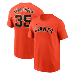 Justin Verlander San Francisco Giants Nike Fuse Name & Number T-Shirt for sale