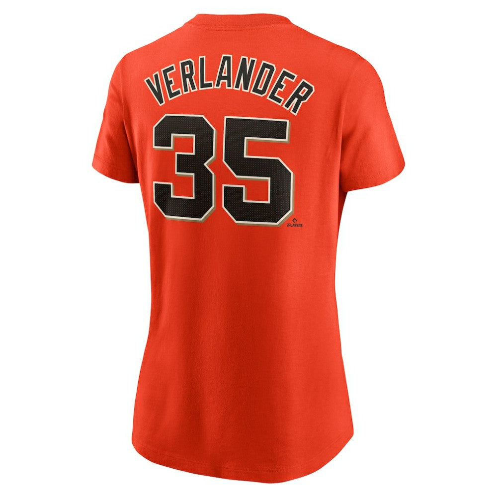 Justin Verlander San Francisco Giants Nike Women's Cooperstown Collection Fuse Name & Number T-Shirt Lifestyle
