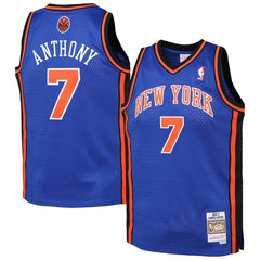 Mitchell & Ness - Carmelo Anthony New York Knicks Youth 2010/11 Hardwood Classics Swingman Jersey - Blue