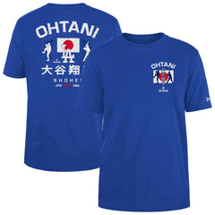 Shohei Ohtani Los Angeles Dodgers New Era Japan Flag T-Shirt Lifestyle