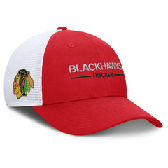 Chicago Blackhawks Fanatics Centennial Adjustable Trucker Hat Red/White