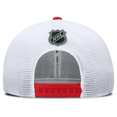 Chicago Blackhawks Fanatics Centennial Adjustable Trucker Hat Red/White