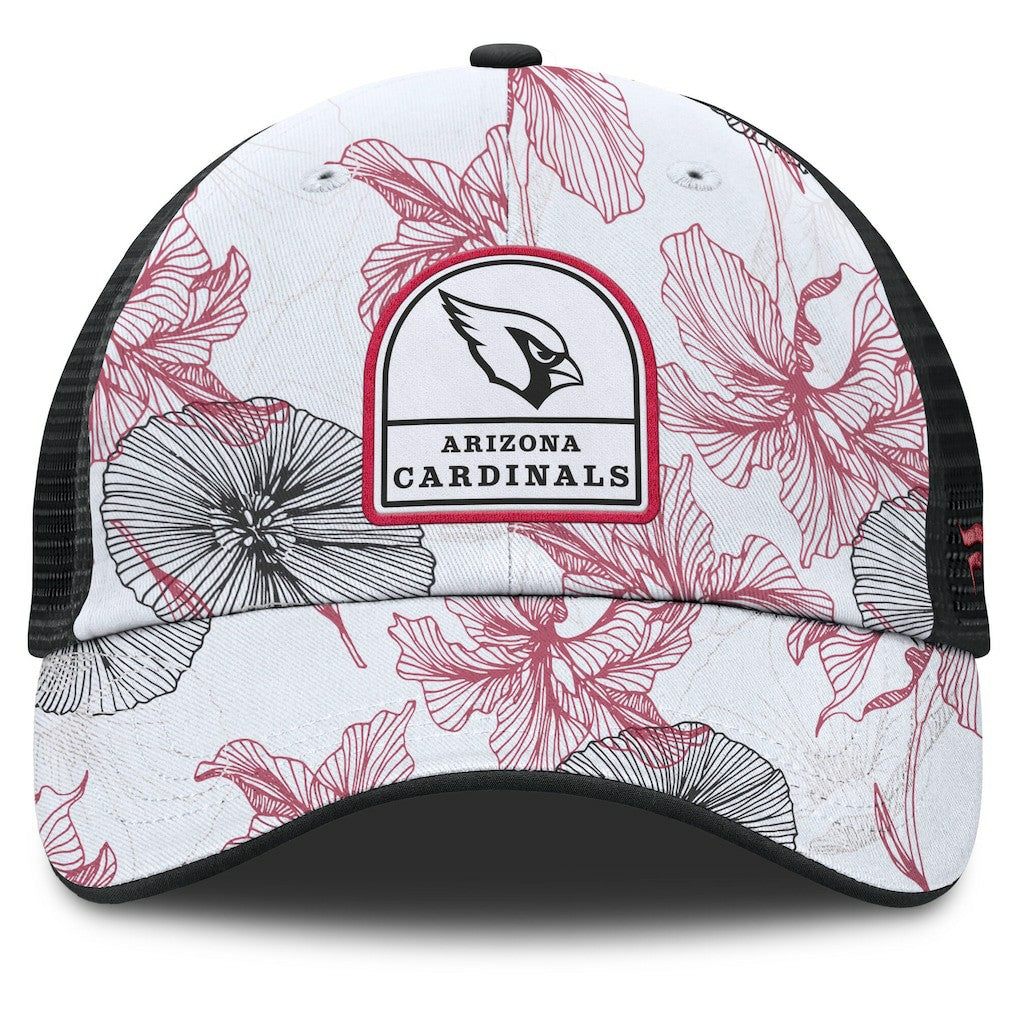 Arizona Cardinals Tropical Adjustable Trucker Hat White/Black - Fanatics