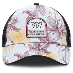 Washington Commanders Tropical Adjustable Trucker Hat White/Black - Fanatics