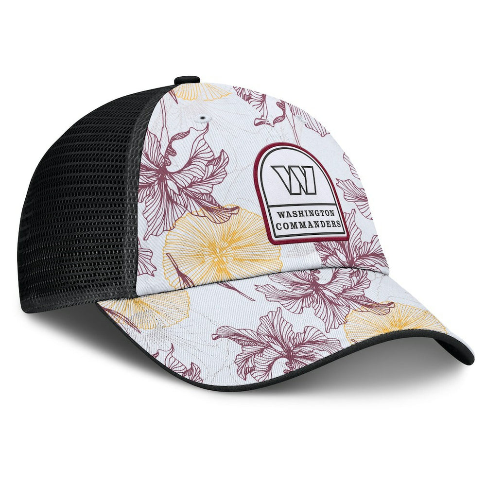 Washington Commanders Tropical Adjustable Trucker Hat White/Black - Fanatics