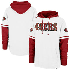 San Francisco 49ers '47 Trifecta Shortstop Pullover Hoodie White - 47 brand