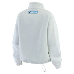 Utah Mammoth - WEAR by Erin Andrews Women's Polar Fleece Quarter-Zip Jacket Gray