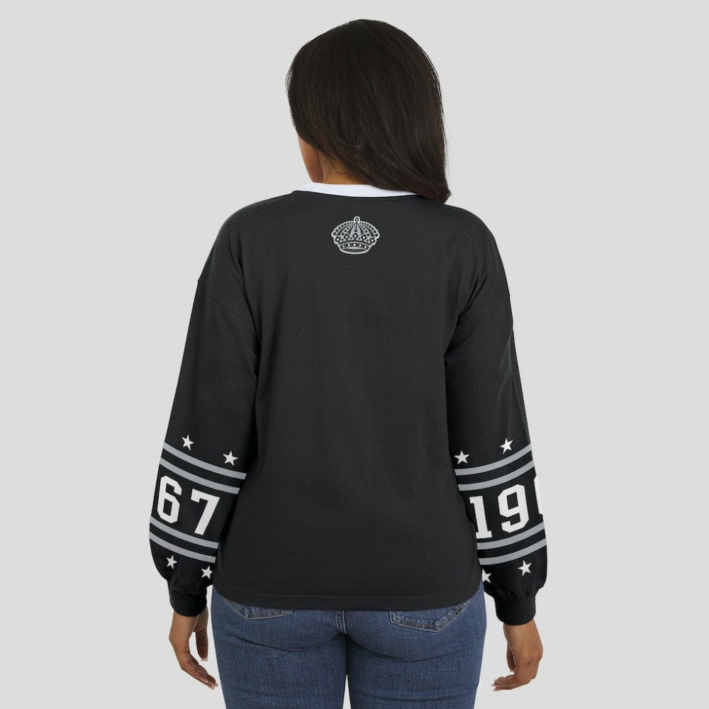 Los Angeles Kings - WEAR by Erin Andrews Women's Long-Sleeve Sport T-Shirt Black