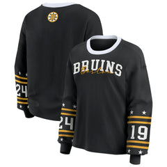 Boston Bruins WEAR by Erin Andrews Women's Long-Sleeve Sport T-Shirt Black