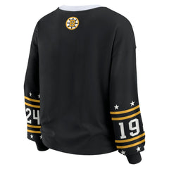 Boston Bruins WEAR by Erin Andrews Women's Long-Sleeve Sport T-Shirt Black