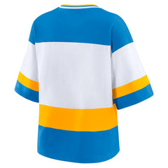 St. Louis Blues - WEAR by Erin Andrews Women's Jersey Style Tee Blue/White