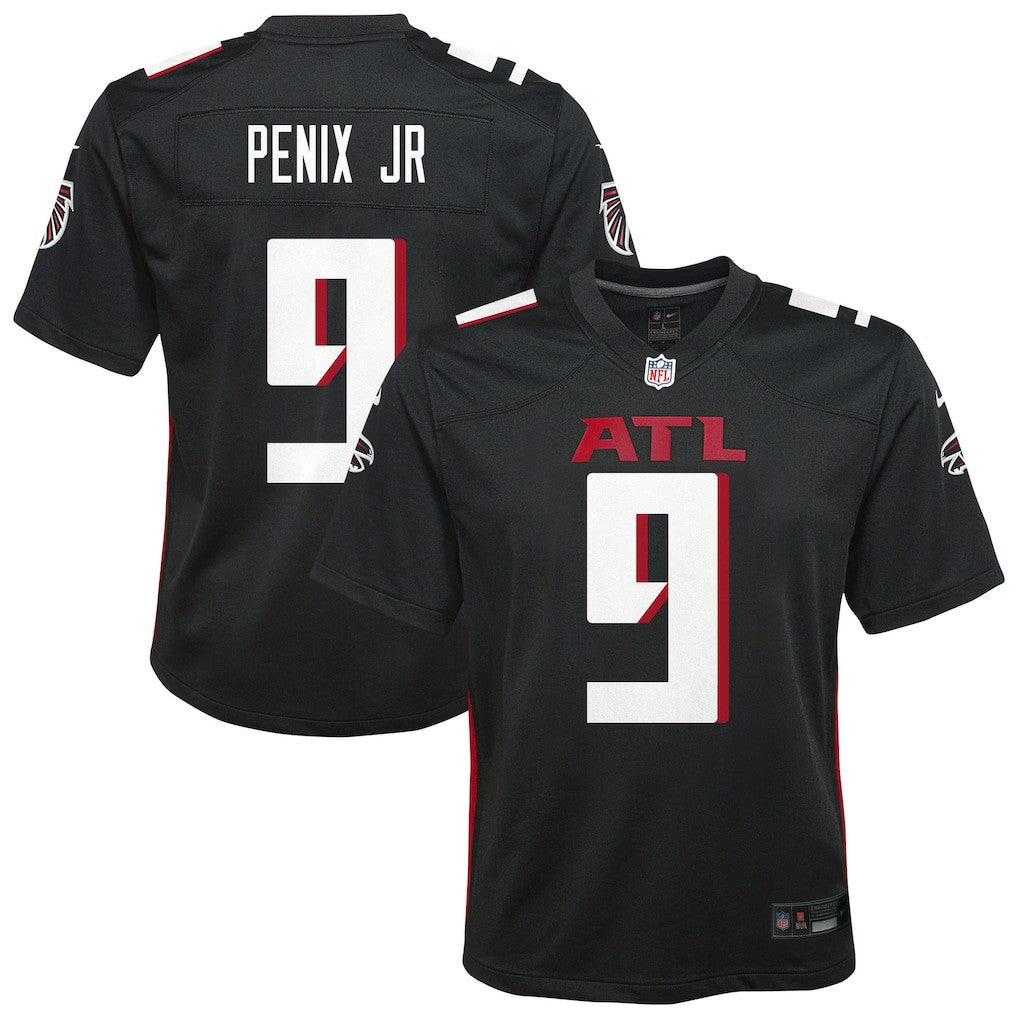 Michael Penix Jr. Atlanta Falcons Youth Team Game Jersey Black - Nike