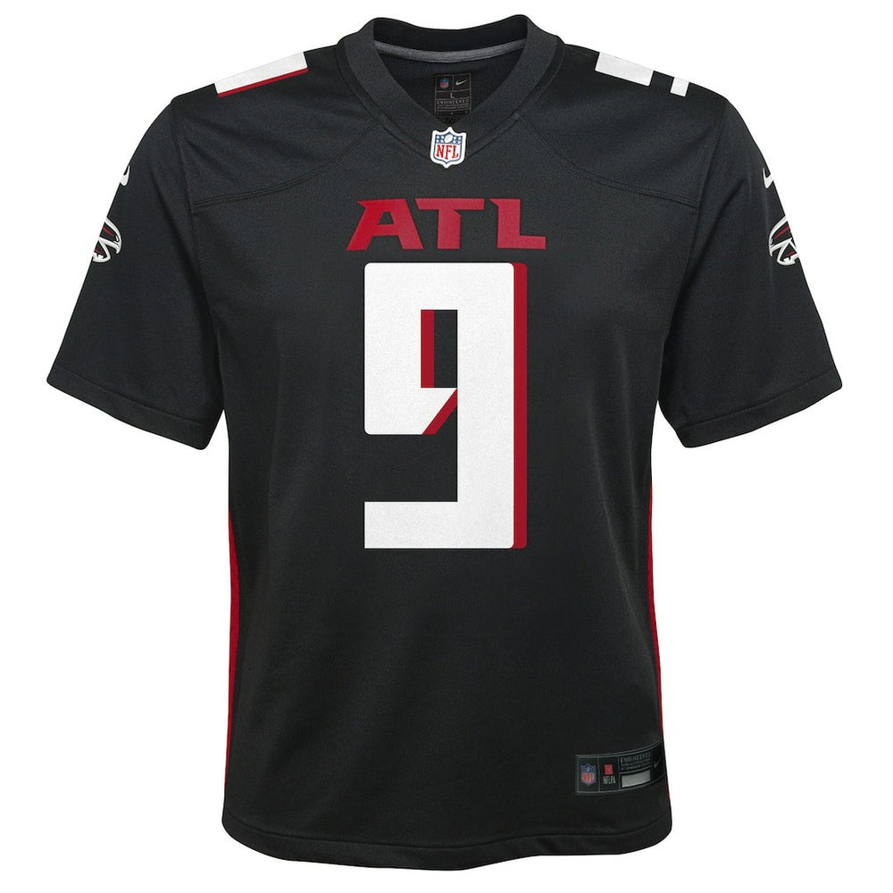 Michael Penix Jr. Atlanta Falcons Youth Team Game Jersey Black - Nike