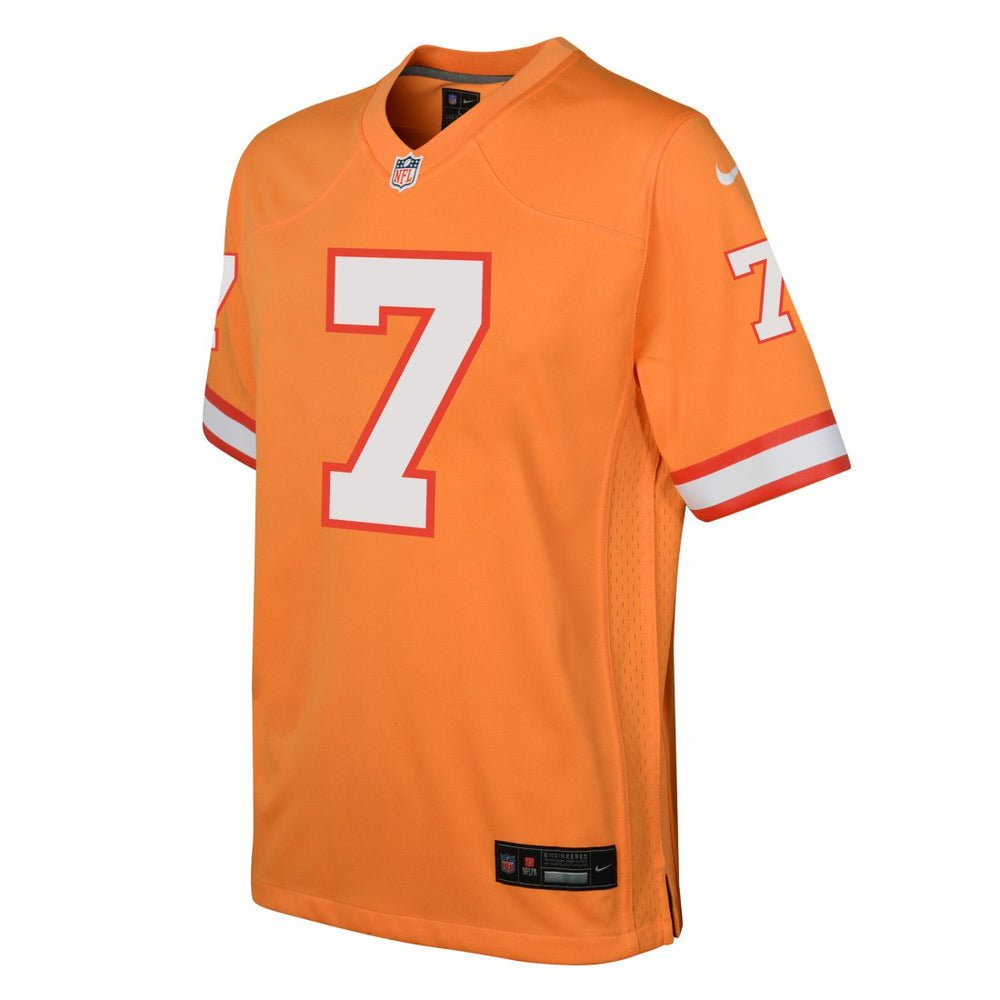 Bucky Irving Tampa Bay Buccaneers Youth Alternate Game Jersey Orange - Nike