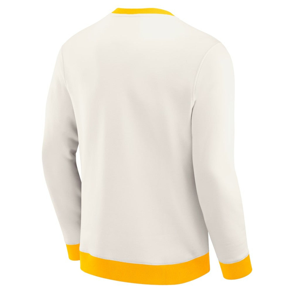 Nashville Predators - Darius Rucker Collection by Fanatics Colorblock Pullover Sweatshirt Cream