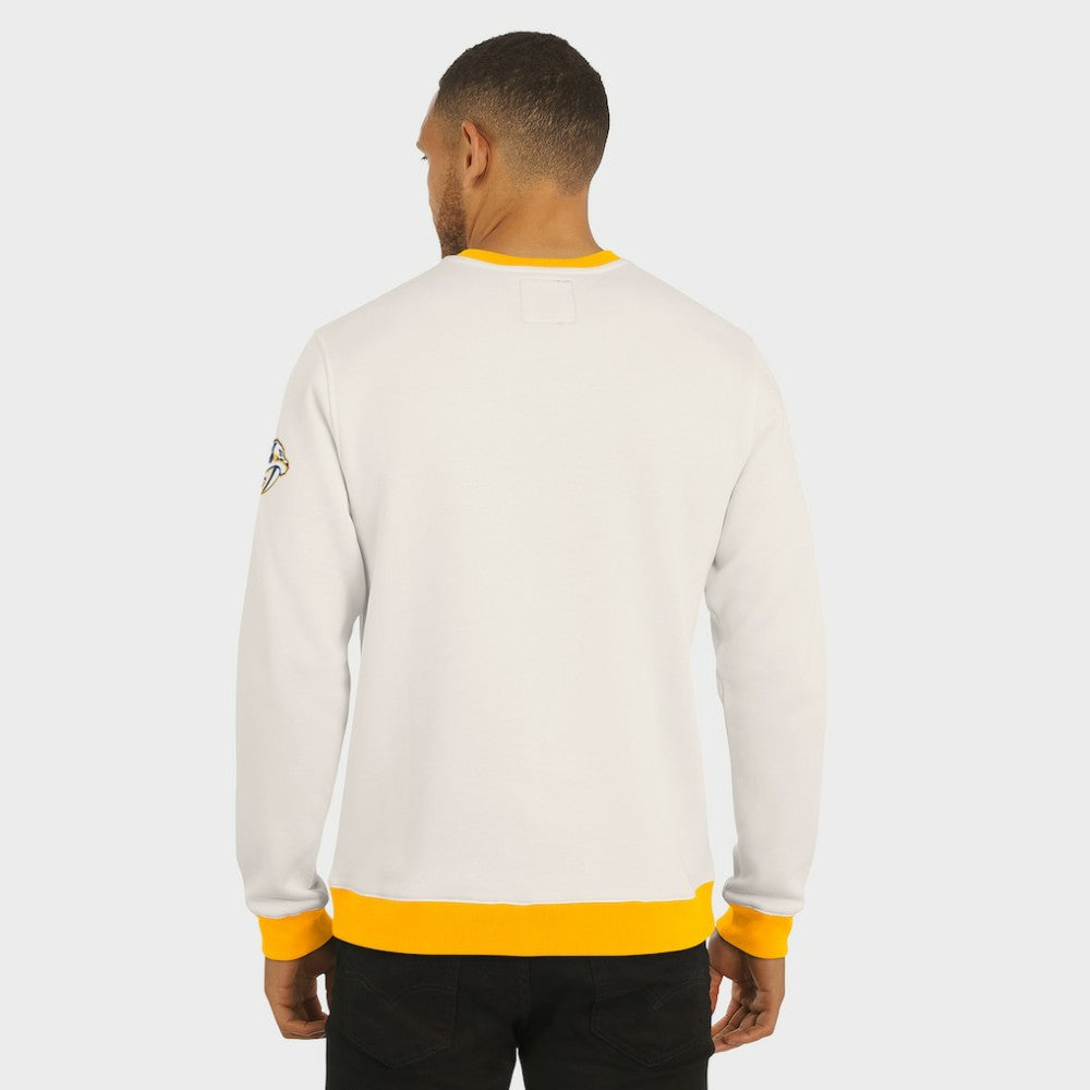 Nashville Predators - Darius Rucker Collection by Fanatics Colorblock Pullover Sweatshirt Cream