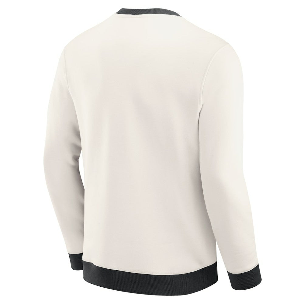 Pittsburgh Penguins Darius Rucker Collection by Fanatics Colorblock Pullover Sweatshirt Cream