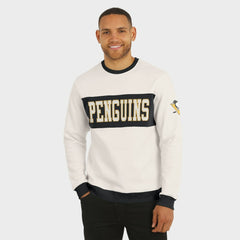 Pittsburgh Penguins Darius Rucker Collection by Fanatics Colorblock Pullover Sweatshirt Cream