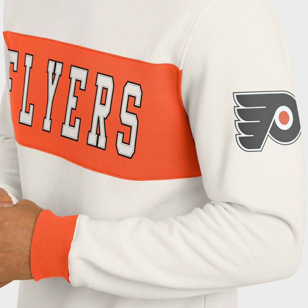 Philadelphia Flyers - Darius Rucker Collection by Fanatics Colorblock Pullover Sweatshirt Cream