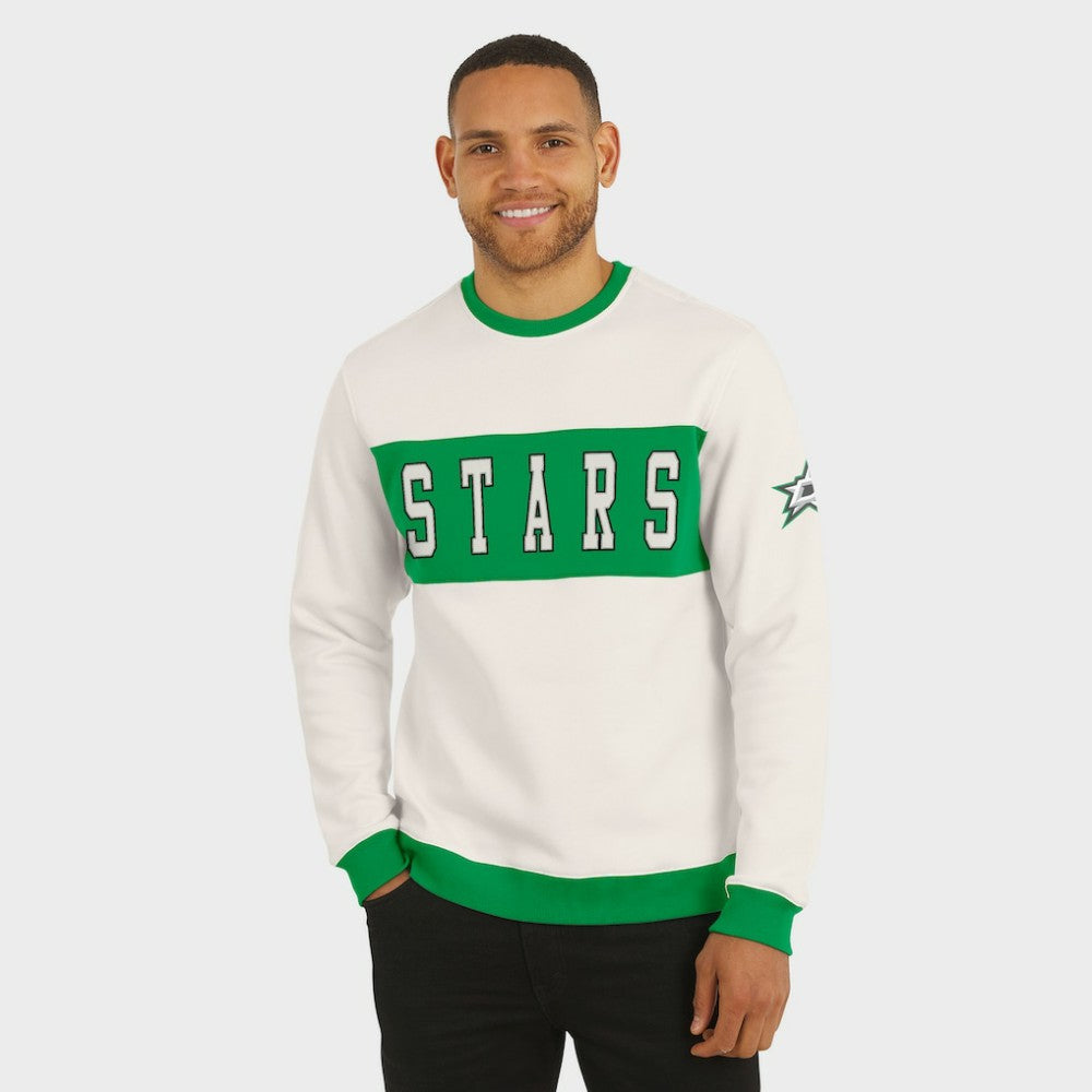 Dallas Stars - Darius Rucker Collection by Fanatics Colorblock Pullover Sweatshirt Cream