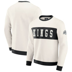 Los Angeles Kings - Darius Rucker Collection by Fanatics Colorblock Pullover Sweatshirt Cream