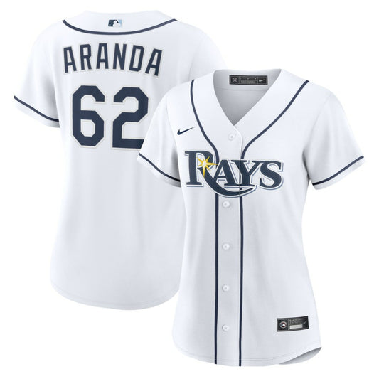 Jonathan Aranda Tampa Bay Rays Nike Women's Home Replica Jersey - White | MLB Jerseys
