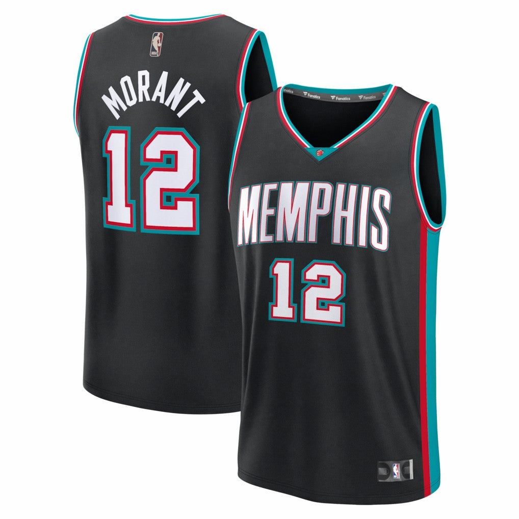Fanatics - Ja Morant Memphis Grizzlies Fastbreak Jersey - Classic Edition - Black
