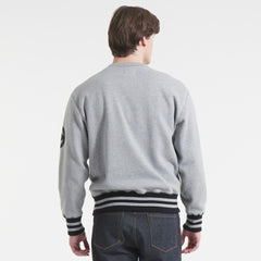 Montreal Canadiens - Todd Snyder by Fanatics Relaxed Canadian Fleece Crew Athletic Heather Gray