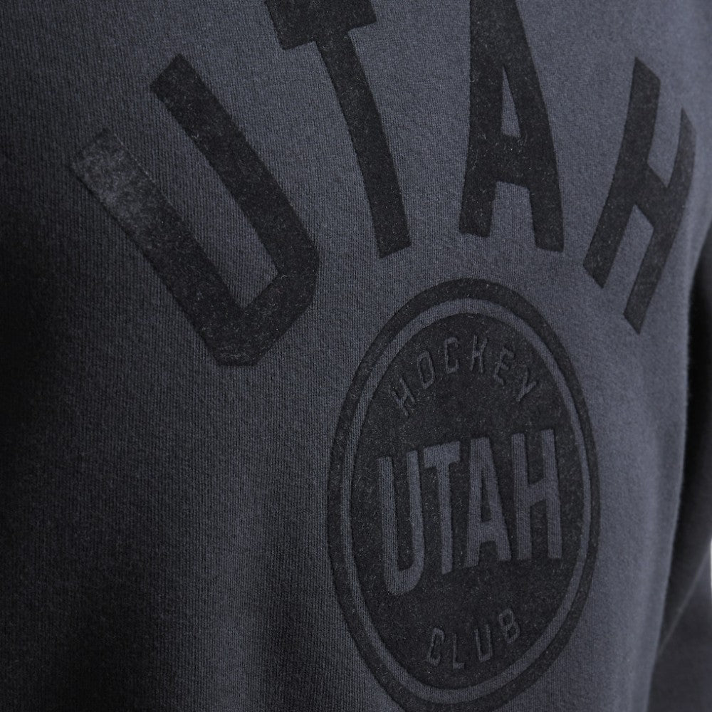 Utah Mammoth - Todd Snyder by Fanatics Relaxed Canadian Fleece Crew Black
