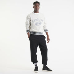 Carolina Hurricanes - Todd Snyder by Fanatics Relaxed Canadian Fleece Crew Heather Gray