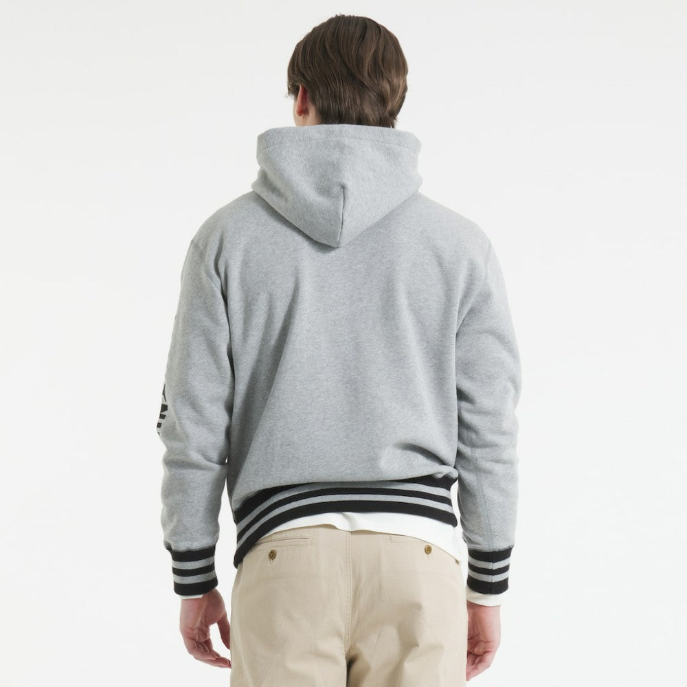 Tampa Bay Lightning - Todd Snyder by Fanatics Relaxed Canadian Fleece Hoodie Athletic Heather Gray