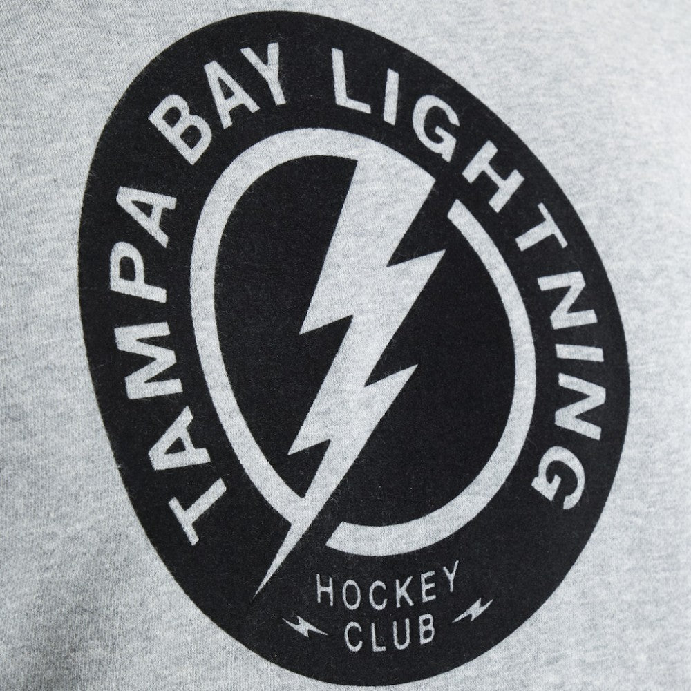 Tampa Bay Lightning - Todd Snyder by Fanatics Relaxed Canadian Fleece Hoodie Athletic Heather Gray