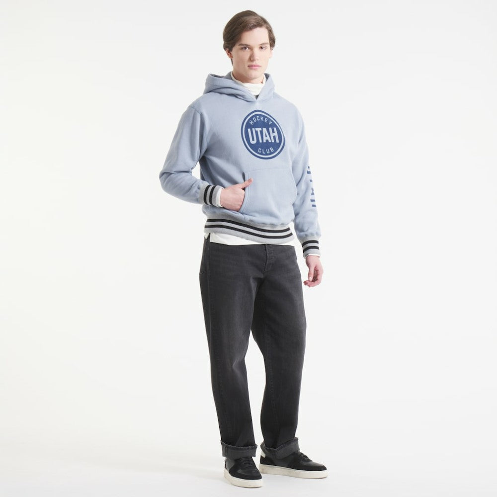 Utah Mammoth - Todd Snyder by Fanatics Relaxed Canadian Fleece Hoodie Gray