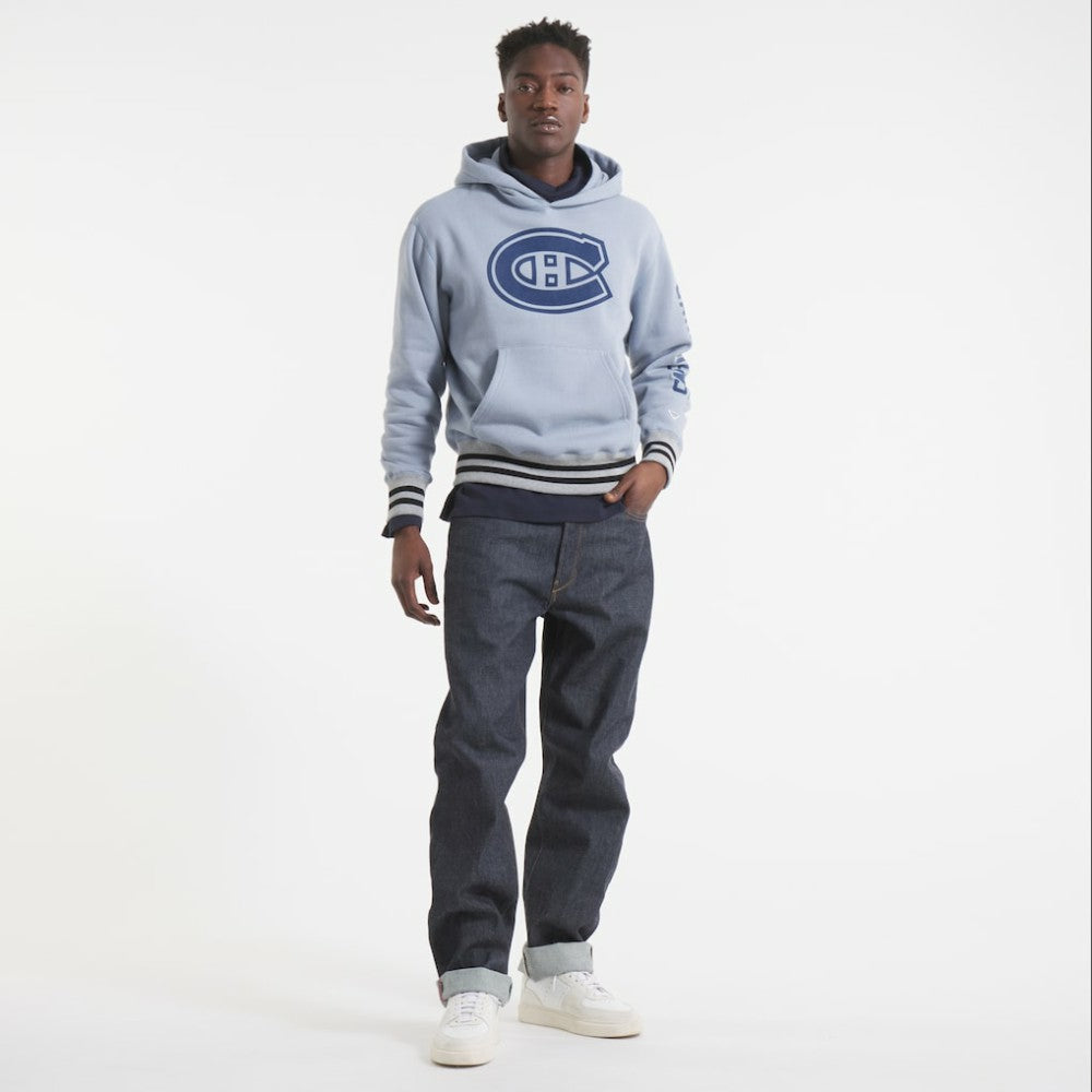 Montreal Canadiens - Todd Snyder by Fanatics Relaxed Canadian Fleece Hoodie Gray