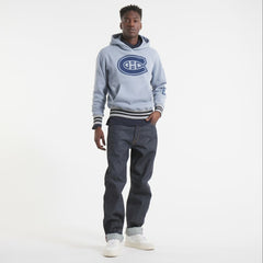Montreal Canadiens - Todd Snyder by Fanatics Relaxed Canadian Fleece Hoodie Gray