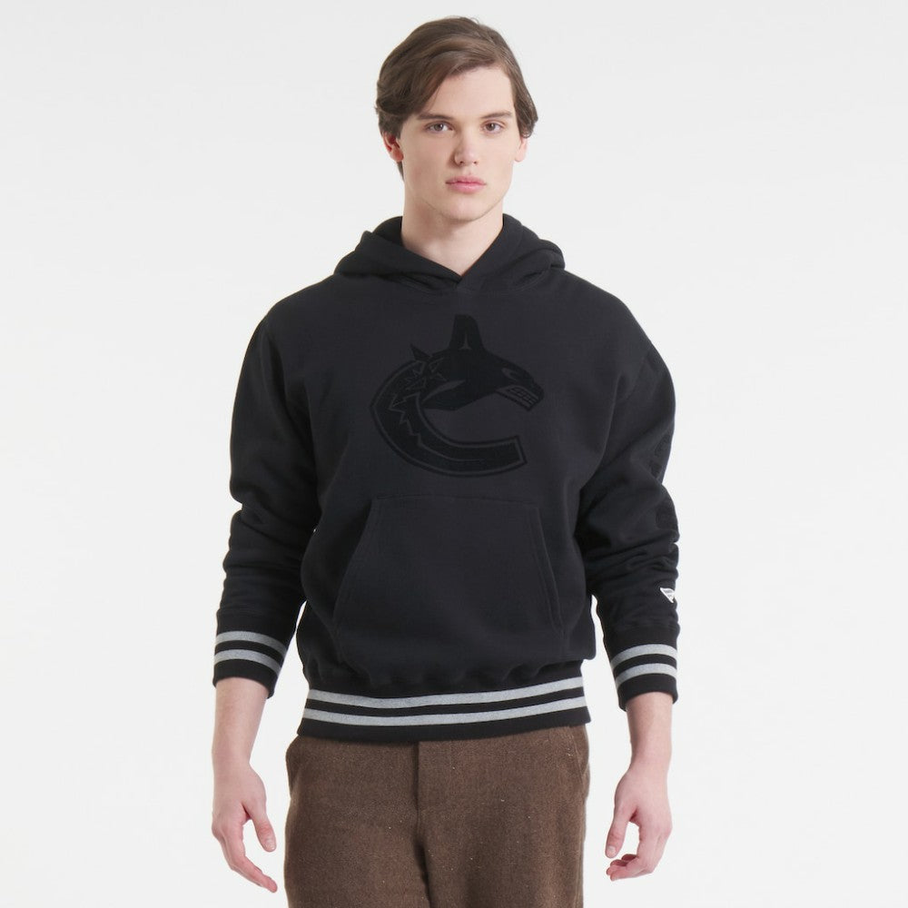 Vancouver Canucks - Todd Snyder by Fanatics Relaxed Canadian Fleece Hoodie Black